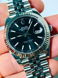 Rolex DJ 41 nero 126334 jubilee 2019 full +Service
