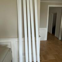 Battiscopa legno bianco 13 P x 80 H x 2400 L mm