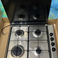 Piano Cottura Rex Electrolux 4 fuochi acciaio Inox