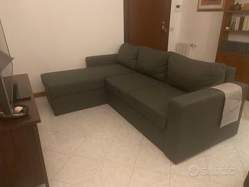 Divano letto chaise-longue contenitore
