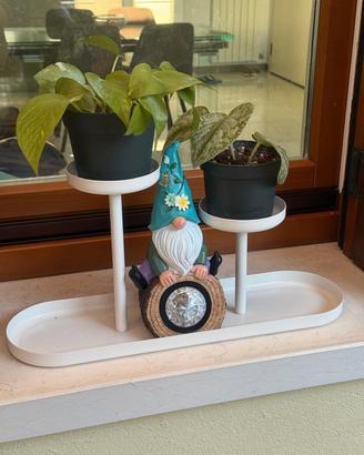 portavaso in metallo smaltato