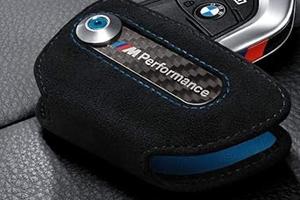 Portachiavi BMW. M. In alcantara e carbonio