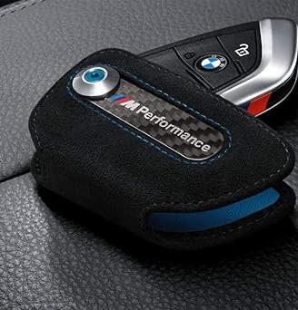 Portachiavi BMW. M. In alcantara e carbonio