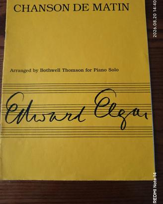SPARTITO MUSICALE EDIZIONE NOVELLO - ELGAR