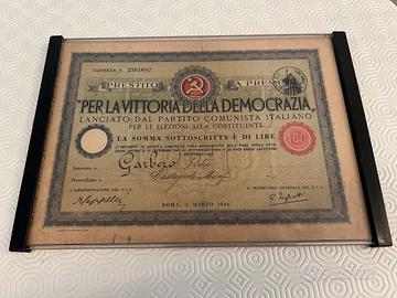 Certificato  P. C. I.