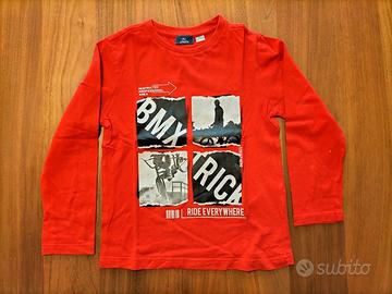 Maglietta manica lunga bimbo 7 anni