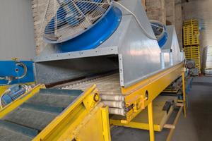 Macchine lavorazione meloni con asciugatura