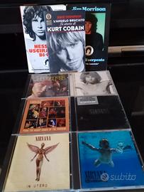 THE DOORS + NIRVANA : Lotto 6 CD + 3 Libri