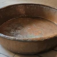 Sottovaso in rame per giardino o casa