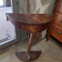 antica consolle impero in noce.