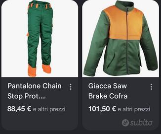 Tuta antitaglio completa cofra