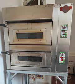 forno elettrico 380V,due camere 70x50