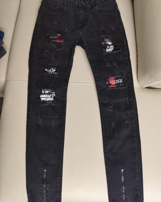 Jeans strappati neri