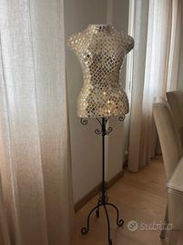 Manichino in mosaico raro pezzo vintage anni 70 80