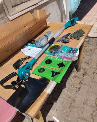 tagliaerba grande 72v  nuova con accessori 