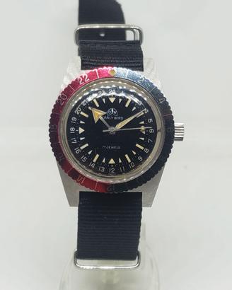 OROLOGIO MILITARE Early Bird 24 h GMT Circa 1960 