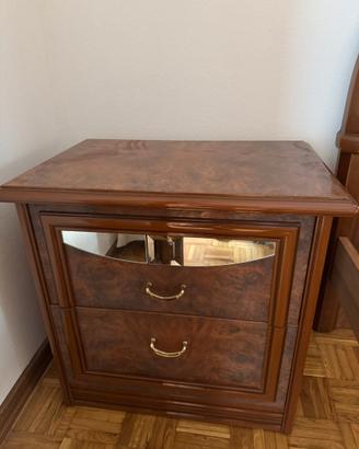 Set 2 comodini il legno