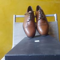 Scarpe uomo Flexa Belfast in pelle castagna tg 41