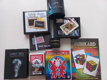 Giochi di magia prestigio e scatola per bambini