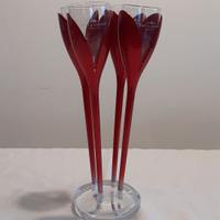 set 4 flute tuolipani Moet & Chandon