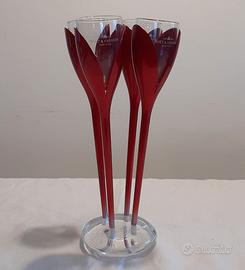 set 4 flute tuolipani Moet & Chandon