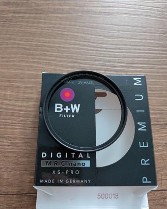 Filtro  B+W 010 uv haze 67mm come nuovo .