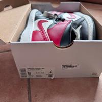 Jordan Air 1 Mid Sail/Gym Red noir white (BQ6472 1