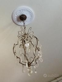 lampadario gocce swarovski