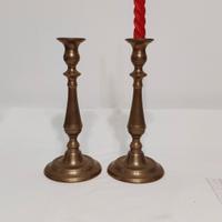 Coppia porta candele trasformabili in portalampade