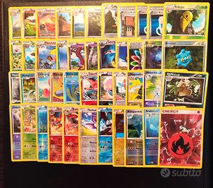 Mega lotto carte Pokemon vintage holo reverse da 0