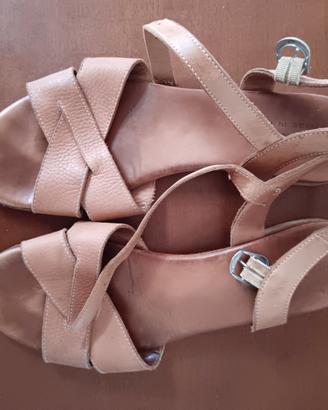 Sandali donna in vera pelle