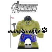 HULK GRANDE Avengers minifigure simil Lego NEW