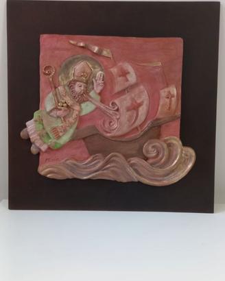 San Nicola di Bari - quadro bassorilievo