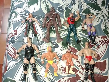 action figure wrestling con modellini 