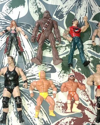 action figure wrestling con modellini 