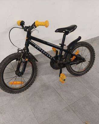Bicicletta Superhero bambino 16 pollici alluminio