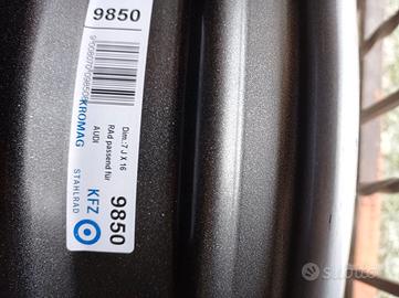 cerchi ferro x audi wolksvagen 16