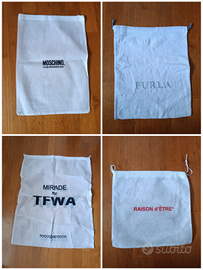 Dustbag sacchetti antipolvere borse scarpe zaini
