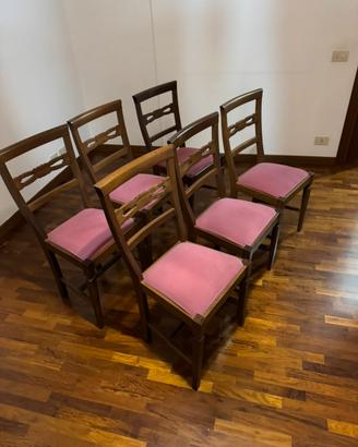 Sedie antiche in legno