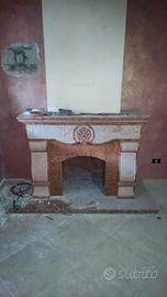 CAMINO IN MARMO ROSSO VERONA