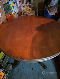 TAVOLO ROTONDO IN LEGNO APRIBILE