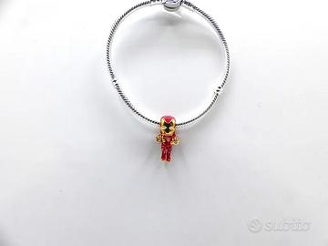 Set 4 ciondoli/charm supereroi Marvel