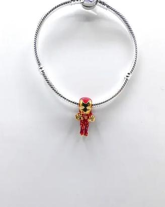 Set 4 ciondoli/charm supereroi Marvel