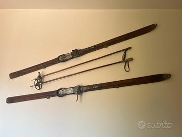 Sci d’antiquariato in legno