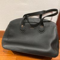 Borsa donna Furla a mano in vera pelle nera