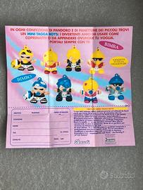 Cartina Mini Tagga Boys Bauli 2000 NO Personaggi