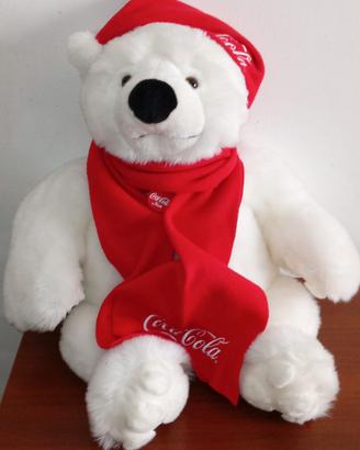 trudi orso bianco coca cola 70 cm