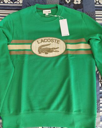 Felpa Lacoste verde (Taglia M)