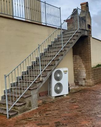 Ringhiera in ferro battuto zincato a caldo