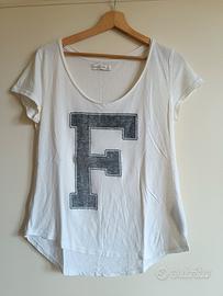 Maglia bianca con scollo, Abercrombie